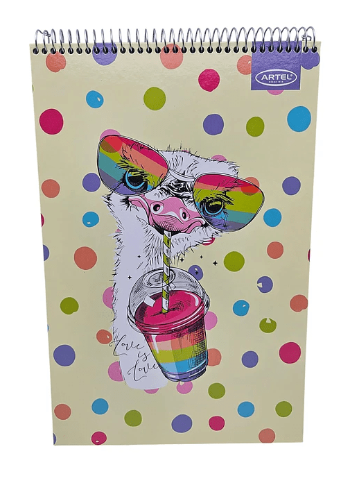 CROQUERA ARTEL OFICIO ANIMALES DIVERTIDOS 21X32CM 80HOJAS2