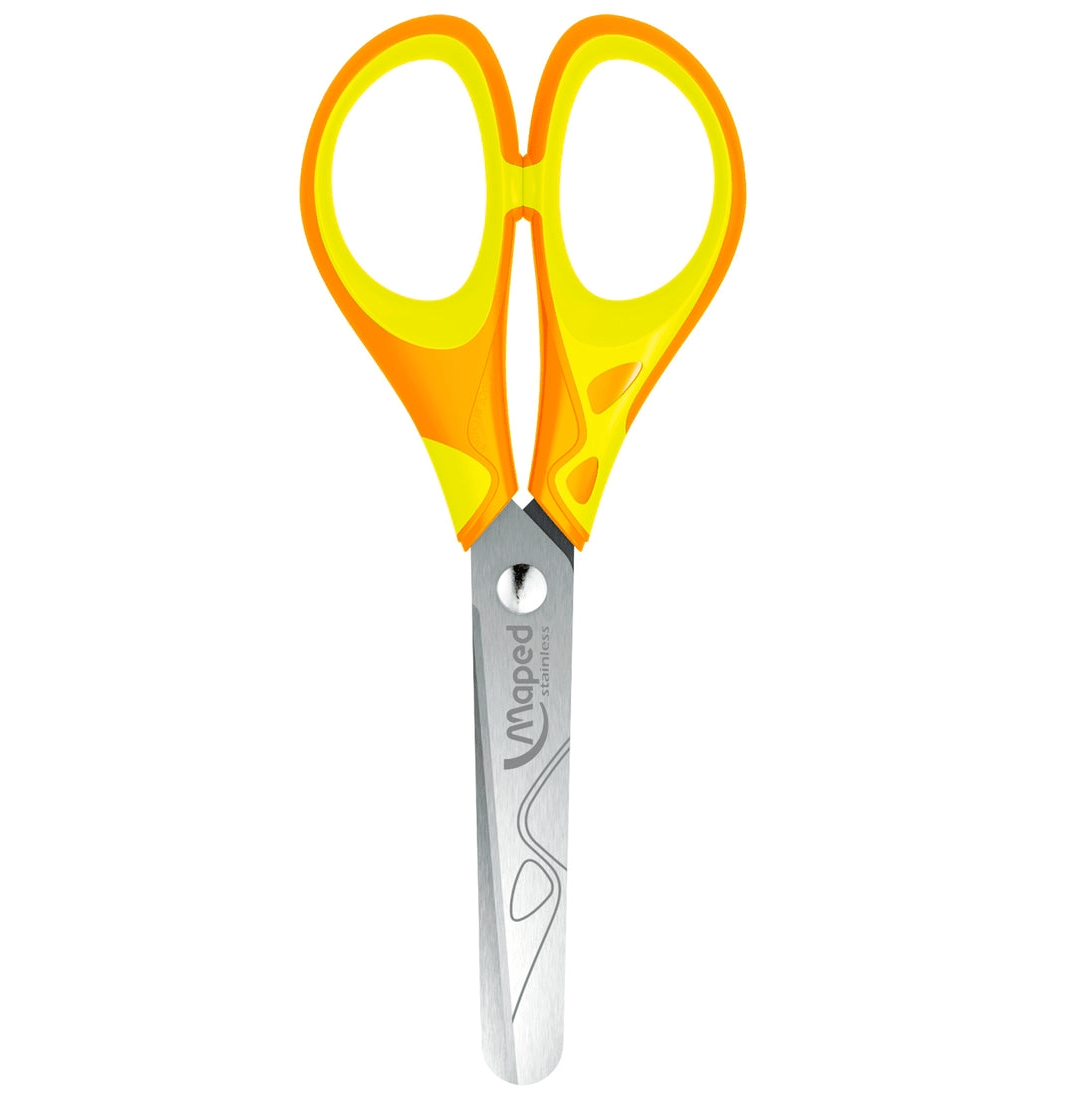 TIJERA MAPED ESSENTIALS SOFT NEON 13CM3