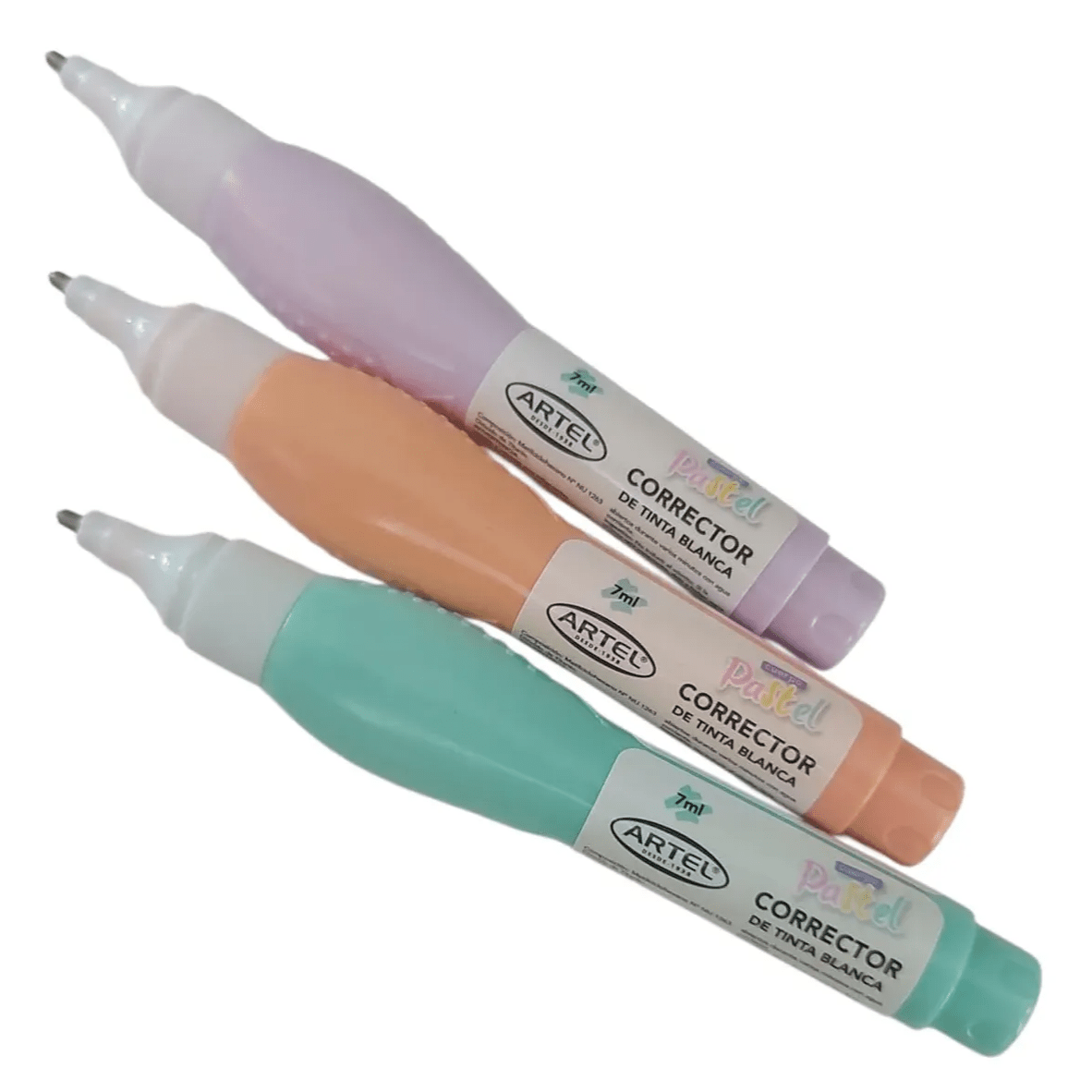 LÁPIZ CORRECTOR ARTEL CUERPO PASTEL 7ML2