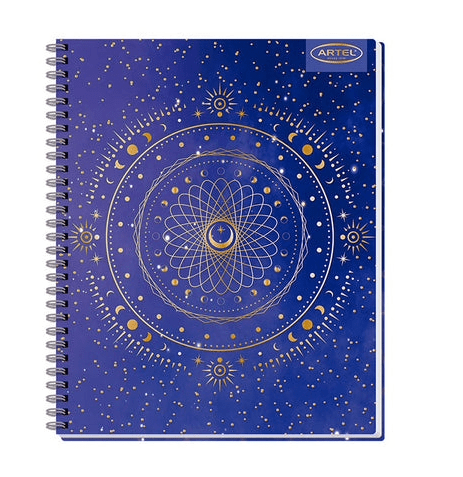 CUAD UNI ARTEL ASTRAL MATEMATICA 7MM T/DURA D/ESPIRAL 100HOJAS4