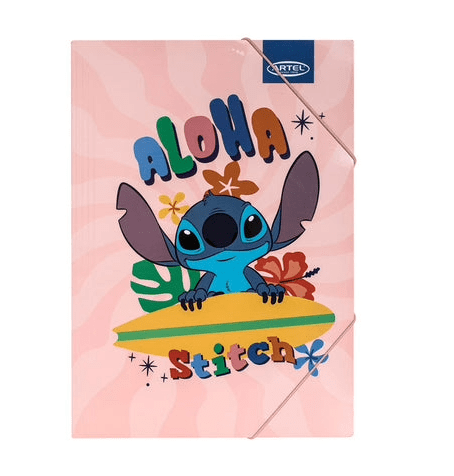CARPETA ARTEL C/ELASTICO DISNEY  STITCH2
