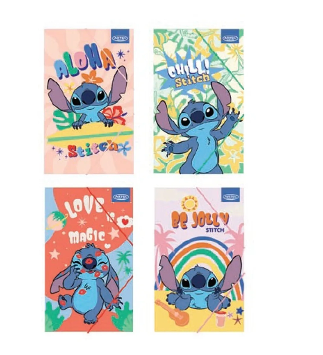CARPETA ARTEL C/ELASTICO DISNEY  STITCH3