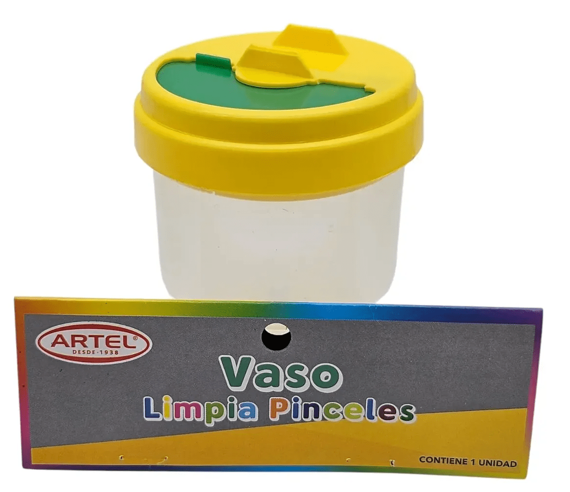 VASO LIMPIA PINCEL ARTEL C/TAPA4