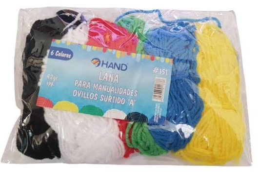SET LANA HAND 6 OVILLOS 42GR 0