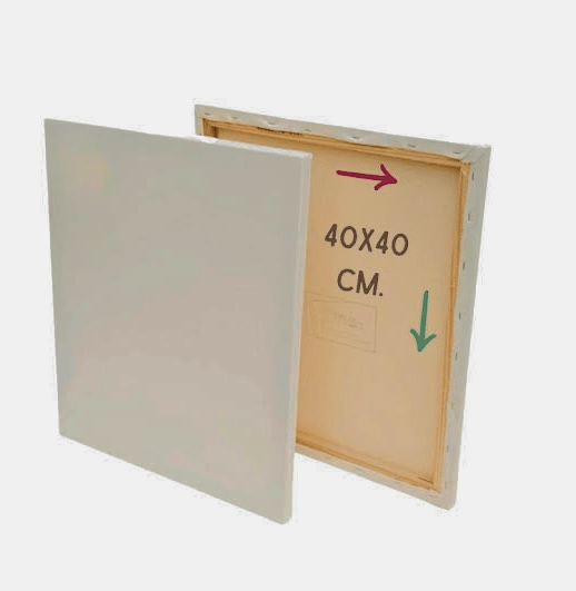 BASTIDOR TELA HAND  40X40CM 280GR2