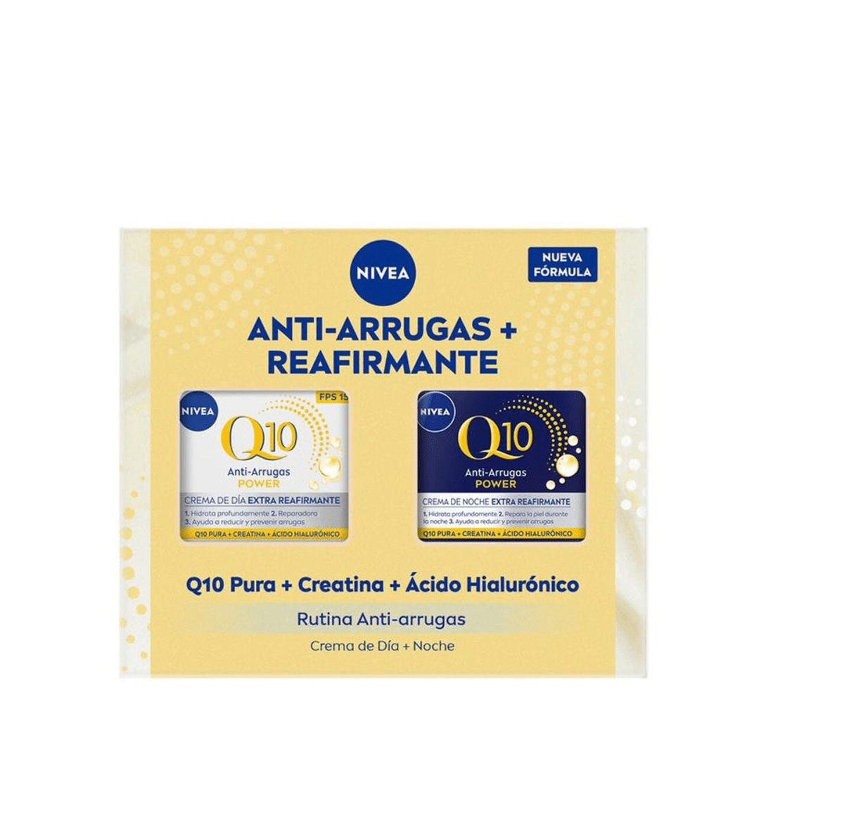 EST NIVEA Q10 POWER ANTI-ARRUGA DIA+NOCHE 50ML C/U2