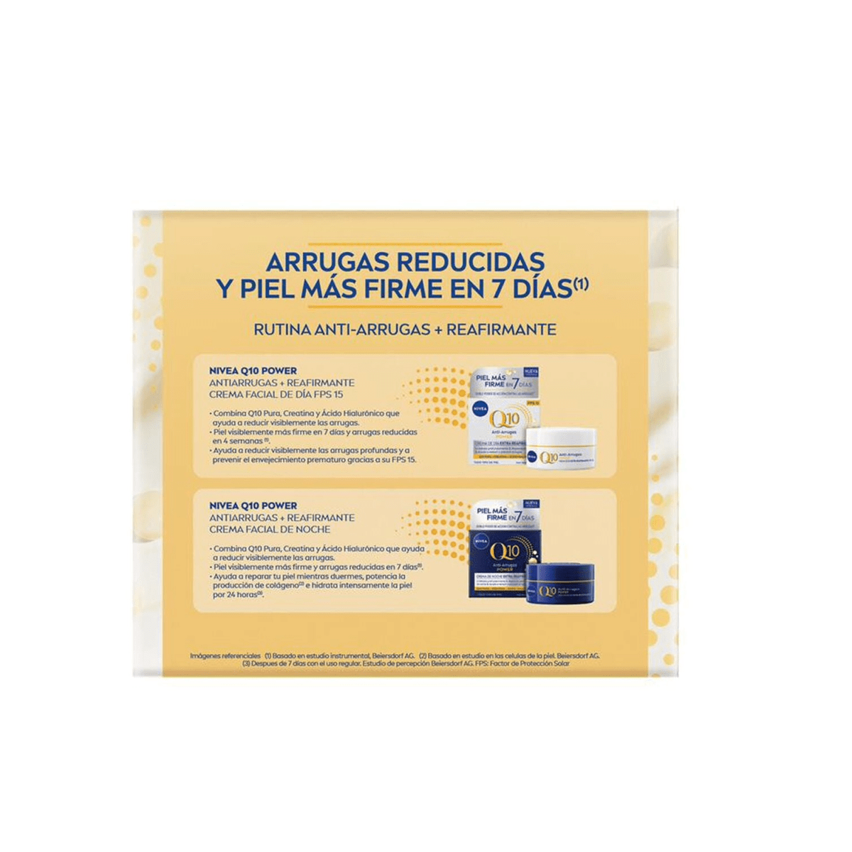 EST NIVEA Q10 POWER ANTI-ARRUGA DIA+NOCHE 50ML C/U3