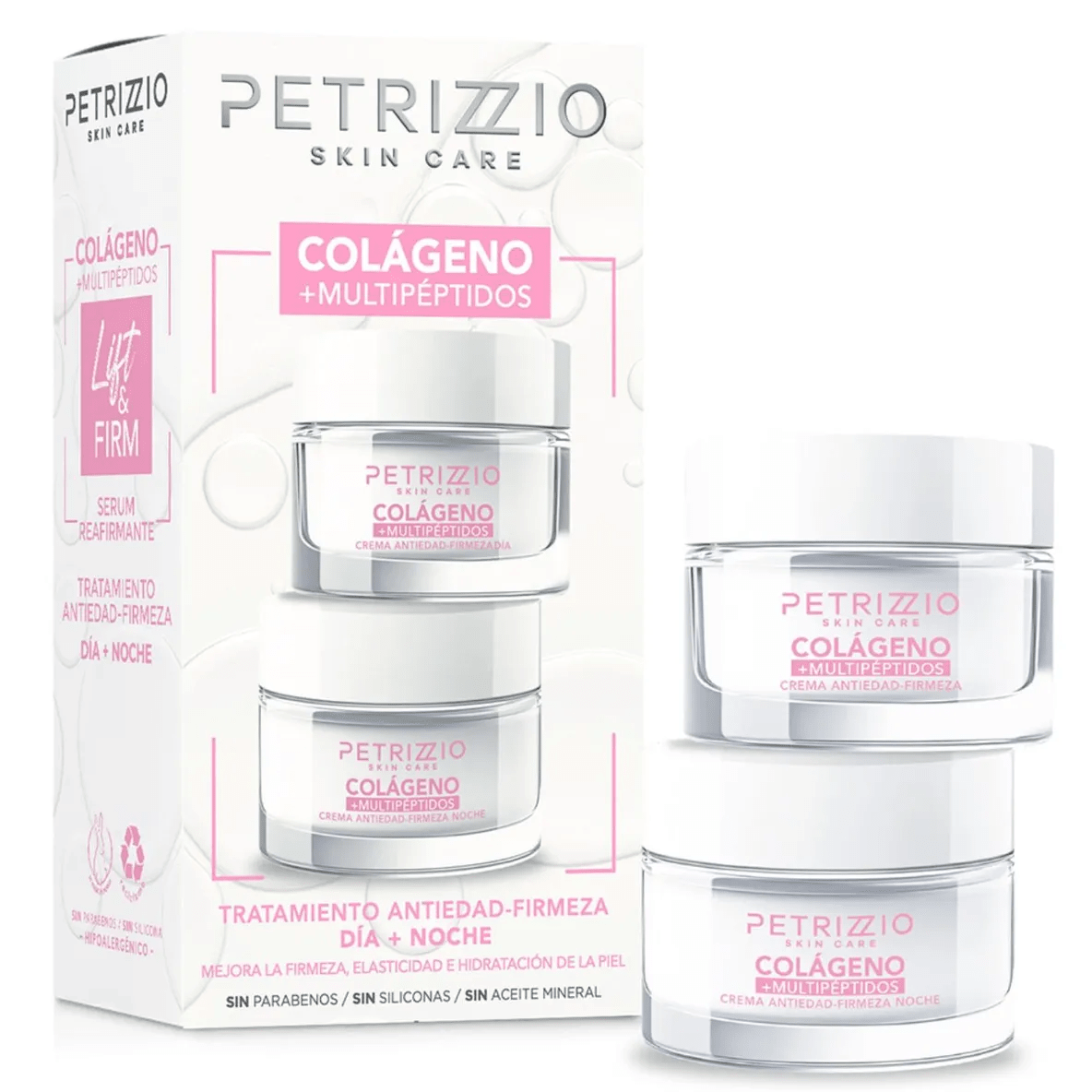 EST PETRIZZIO SKIN CARE COLÁGENO + MULTIPÉPTIDOS TRATAMIENTO ANTIEDAD -FIRMEZA DIA Y NOCHE2