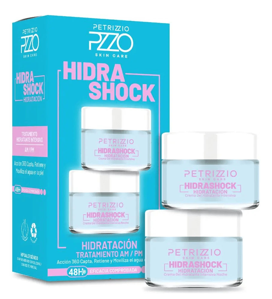 EST PETRIZZIO SKIN CARE HIDRA SHOCK HIDRATACIÓN TRATAMIENTO AM Y PM2
