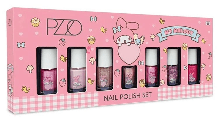 SET ESMALTE PETRIZZIO MY MELODY 7 ESMALTES X 8ML C/U 0