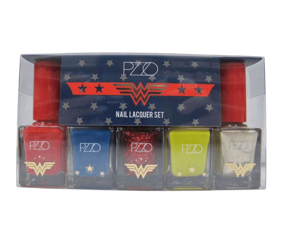 SET ESMALTES PETRIZZIO WONDER WOMAN 5 UNIDADES 11ML C/U 0