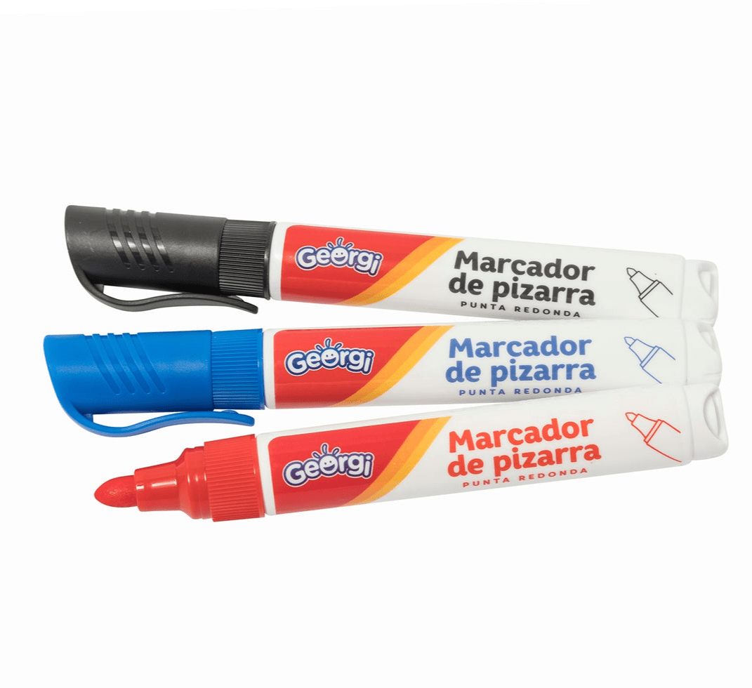MARCADOR GEORGI PIZARRA  P/REDONDA AZUL 0