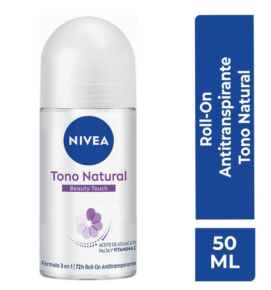 DEO ROLL-ON NIVEA TONO NATURAL BEAUTY TOUCH 72H 50ML 0
