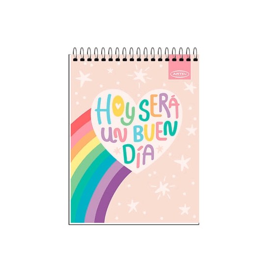 CROQUERA ARTEL RAINBOW 16X21CM 80HOJAS4