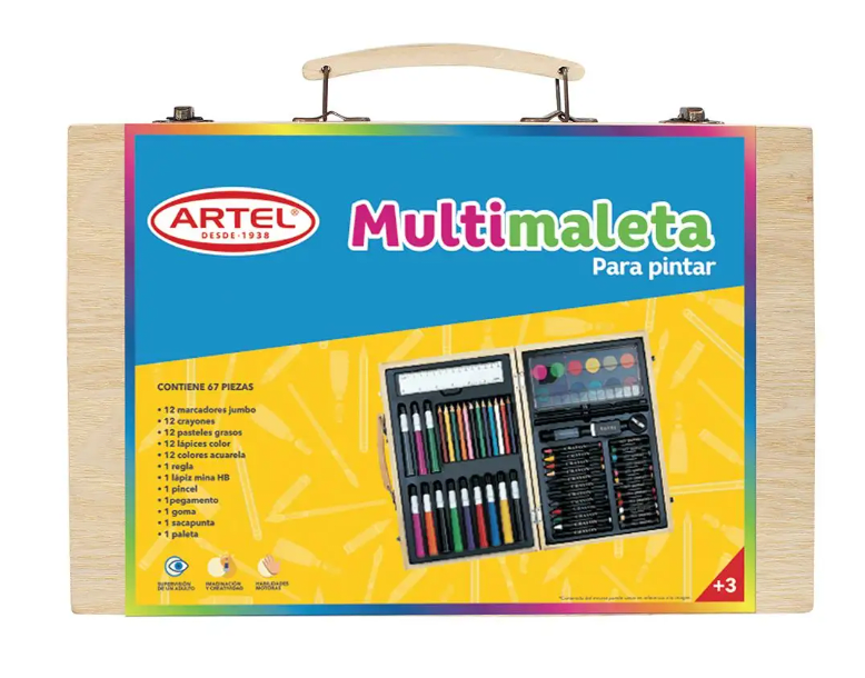 MULTIMALETA ARTEL PARA PINTAR 67 PIEZAS 0