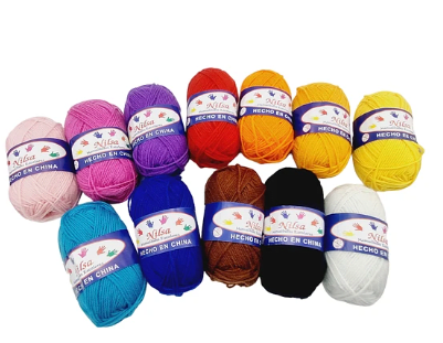 OVILLO DE LANA BLANCO NILSA 50GR2