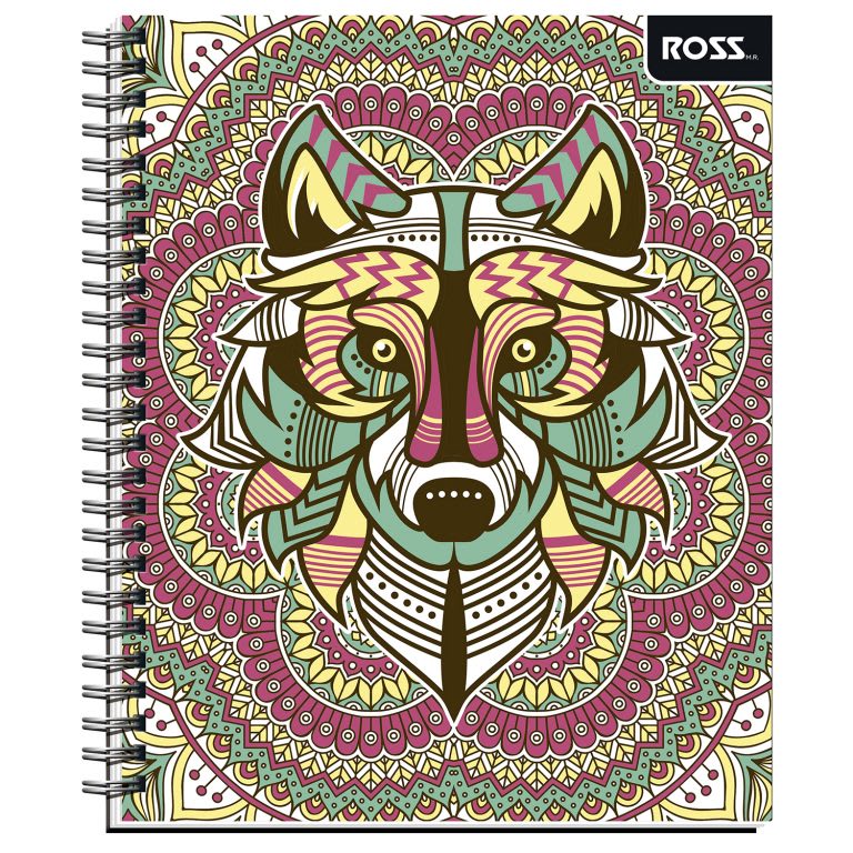 Cuaderno Universitario Ross D/espiral 100 hojas 7mm Pattern2