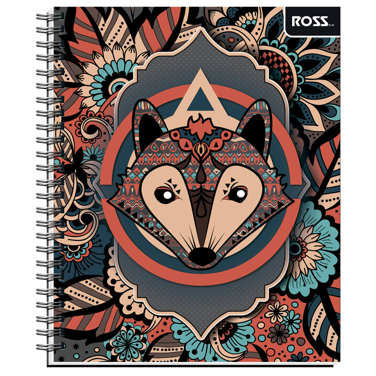 Cuaderno Universitario Ross D/espiral 100 hojas 7mm Pattern3