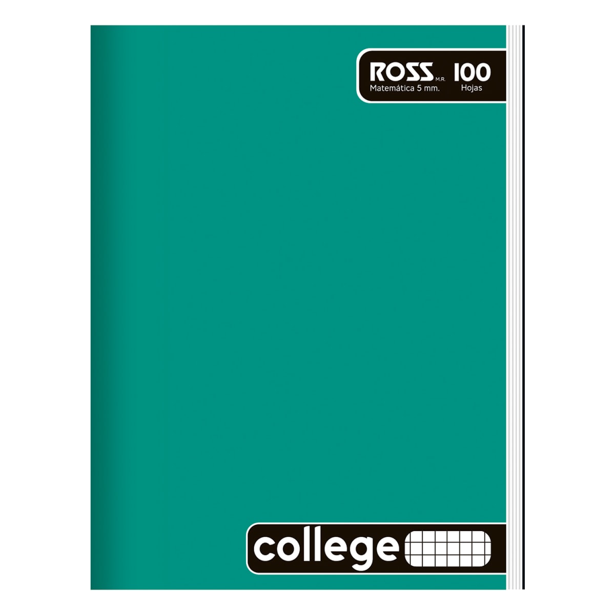 Cuaderno College Ross 100hojas 5mm Liso4
