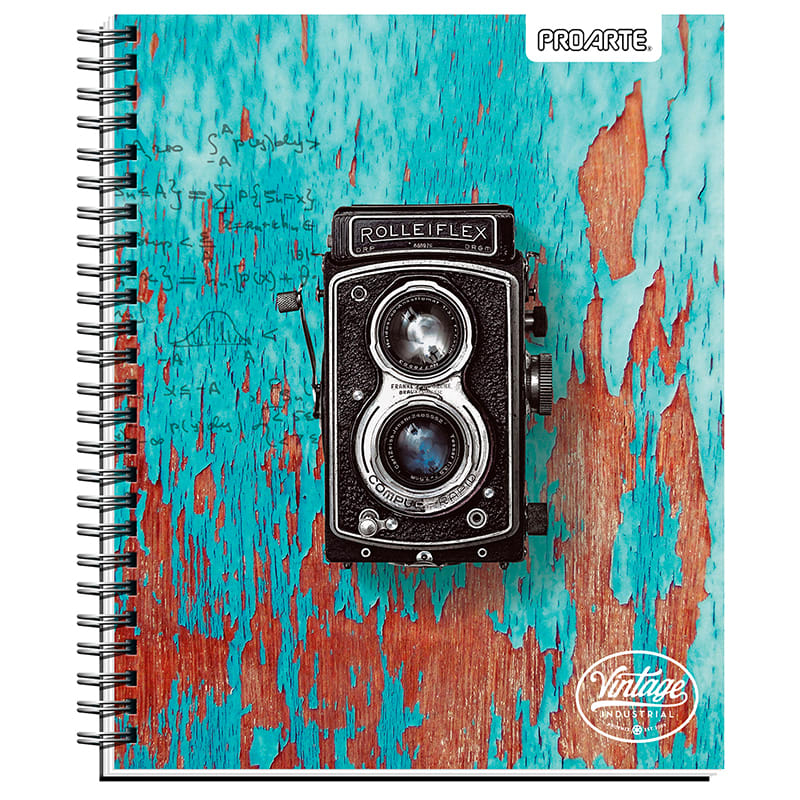 Cuaderno Universitario Proarte 100 hojas 7mm  D/espiral T/extra Dura vintage2