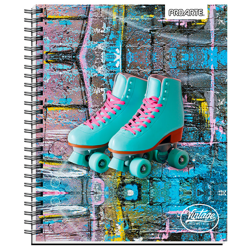Cuaderno Universitario Proarte 100 hojas 7mm  D/espiral T/extra Dura vintage4