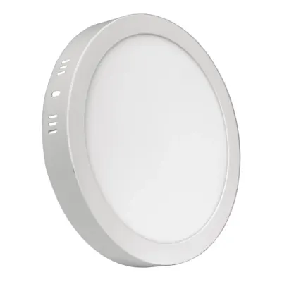 PANEL LED REDONDO SOBREPUESTO 18W QS-318W 6500K 220V 063303A1