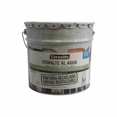 ESMALTE AGUA RECICLADO NEGRO 4GL1