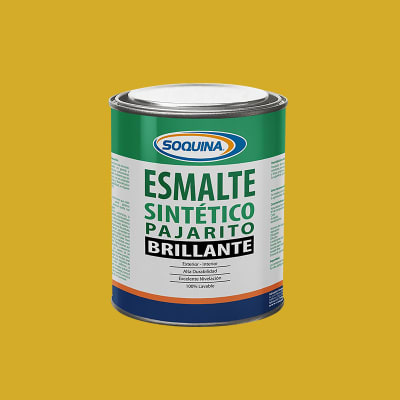ESMALTE SINTETICO PAJARITO AMA.REY 1/4GL1