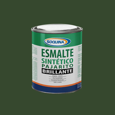 ESMALTE SINTETICO PAJARITO VERDE TREBOL 1/4GL1