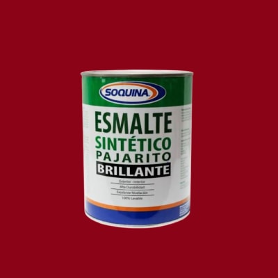 ESMALTE SINTETICO PAJARITO BERMELLON 1/4GL1