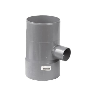 TEE PVC SAN D 110X40 GRIS CC1