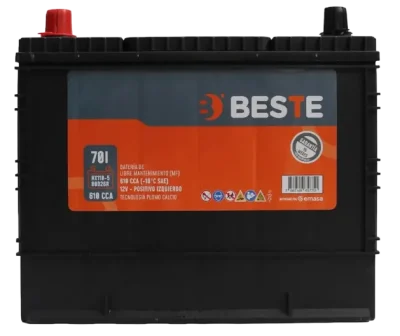 BATERIA BESTE 12V 070 AH 610 CCA POSITIVO DERECHO BORNE ESTANDAR1