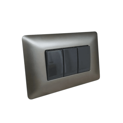 INTERRUPTOR TRIPLE CAFE STANFORD 49131