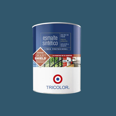 ESMALTE SINTETICO PROFESIONAL TRICOLOR AZUL PACIFICO 1/4GL 84122346031