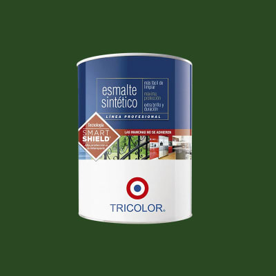 ESMALTE SINTETICO PROFESIONAL TRICOLOR VERDE BOSQUE 1/4 GL 84124991031