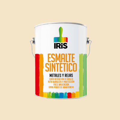 PINTURA ESMALTE SINTETICO COLOR MARFIL ORIENTAL 1GL MARCA IRIS1