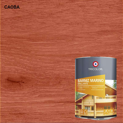 BARNIZ MARINO BRILLANTE TRICOLOR CAOBA 1/4 GL 87217301031