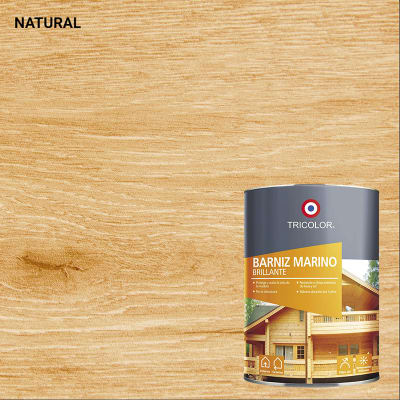 BARNIZ MARINO BRILLANTE TRICOLOR NATURAL 1/4 GL 87217762031