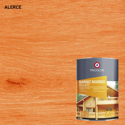 BARNIZ MARINO BRILLANTE TRICOLOR ALERCE 1/4 GL 87217780031