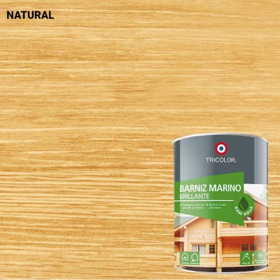 BARNIZ MARINO BASE AGUA TRICOLOR NATURAL 1/4GL 96347762031
