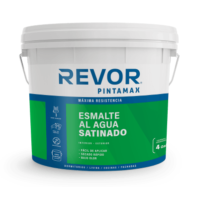 ESMALTE AL AGUA SATINADO PINTAMAX REVOR BASE C 4GL 96639844P41