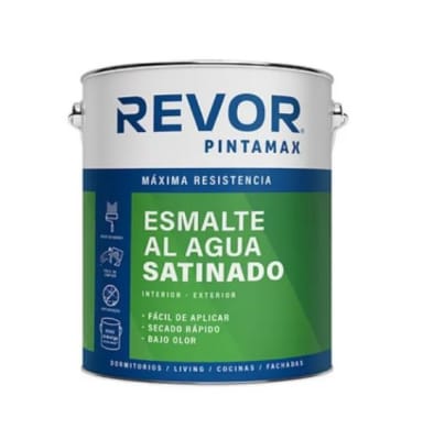 ESMALTE AL AGUA SATIN PINTAMAX REVOR BASE A 1 GL 96639846011