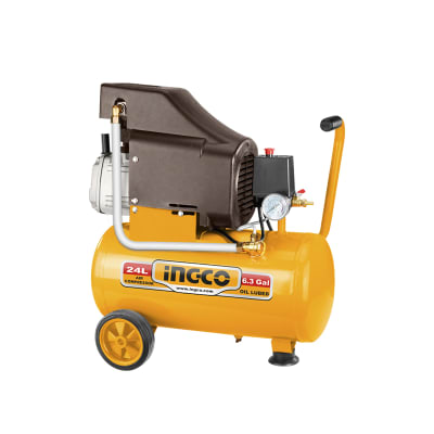 COMPRESOR DE AIRE 24L 1.5kW (2HP) 220V-240V INGCO AC2024161