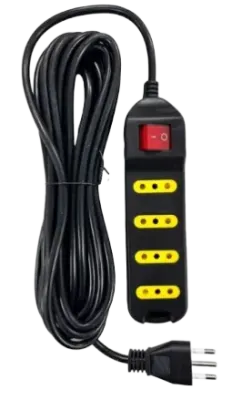 ME-ALARGADOR C/INTERRUPTOR 4 TOMAS 3M UYU NEGRO1