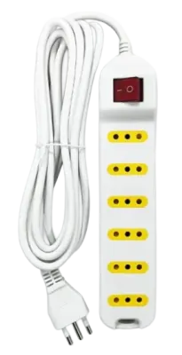 ALARGADOR CON INTERRUPTOR 6 TOMAS 5M1