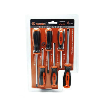JGO. DESARMADOR 6PCS ASAKI1