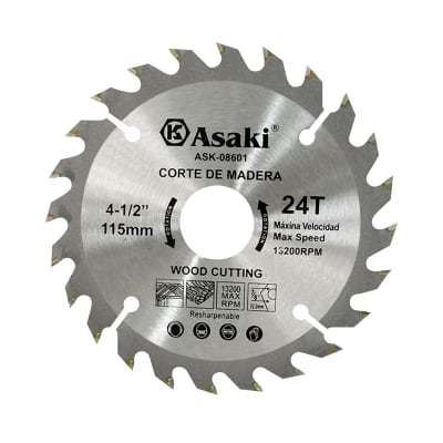 DISCO P/SIERRA 4-1/2X24TX7/8 ASAKI1