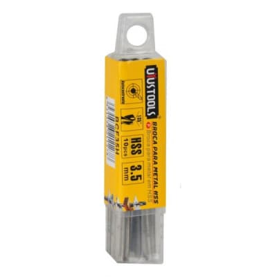 BROCA PARA METAL HSS 3.5MM SET 10UN UYU1