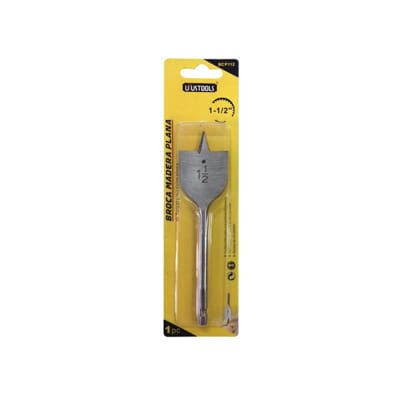 BROCA MADERA PLANA 1-1/2 (300UN) BCP1121