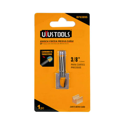 BROCA FRESA MEDIA CAÑA 3/8''-9.5MM UYUS BF638951